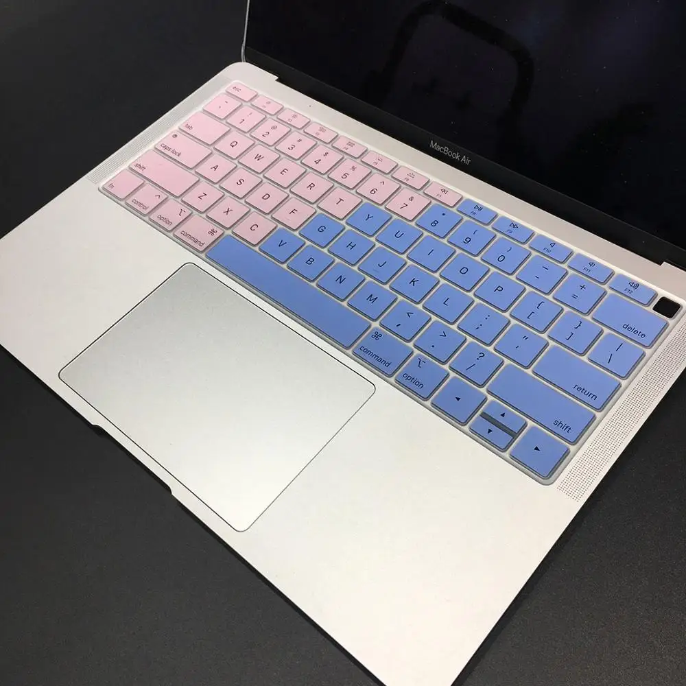 Силиконовый чехол для клавиатуры Обложка нового Macbook Air 13 3 дюйма с дисплеем Retina и