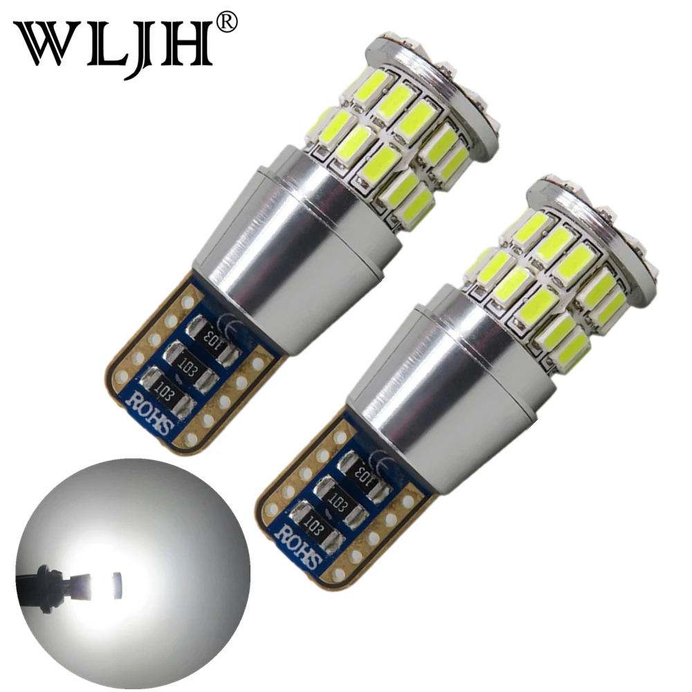 

WLJH 2x LED Canbus T10 W5W Auto Car Parking LED Interior Map Trunk Glove light Source Lamp Bulb for SAAB 9-2X 9-3 9-4X 9-5 9-7X
