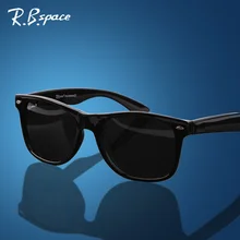 RBspace Unisex fashion vintage Polarized sunglasses man Classic Brand Rivets Metal Design men women retro glasses oculos de sol