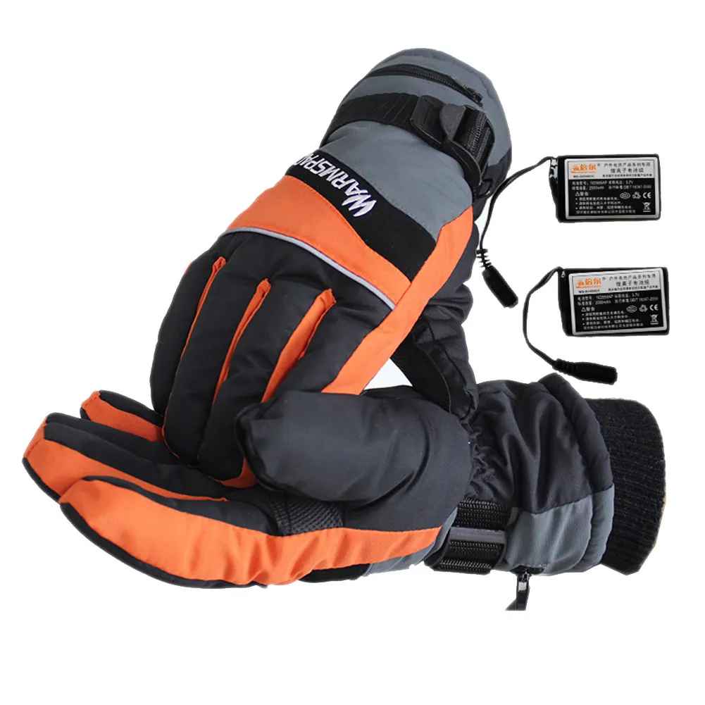 Горячая зима USB руки теплые электрические термальность Прихватки для мангала перезаряжаемые перчатки с подогревом на батарейках Велоспорт Мотоцикл лыж