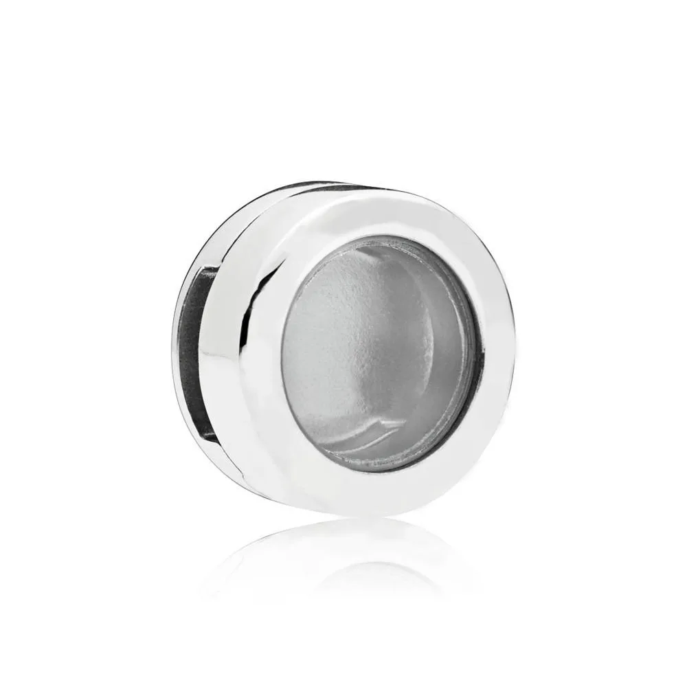 

Authentic 925 Sterling Silver Bead Reflexions Locket Clip Charm Fit Original Women Pandora Bracelet Bangle Gift DIY Jewelry