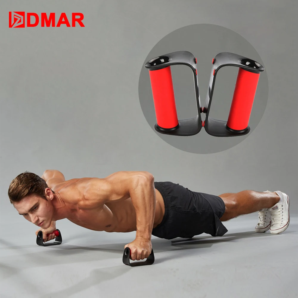 

DMAR 1 Pair New Push-up Bracket Support For Arms Back Abdominal Belly Core Training Abdominal Fitness Exercise Gym Home