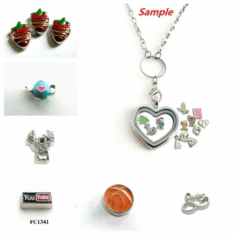 1 Memory Locket Basketball Charm FL175