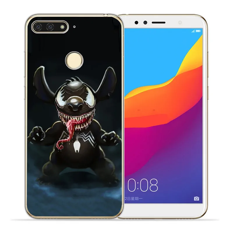 Роскошный Ститч мультфильм marvel для huawei II Y5 Y6 Prime Nova 2 3 4 3I Plus чехол для телефона Coque Etui funda Capinha - Цвет: 1277