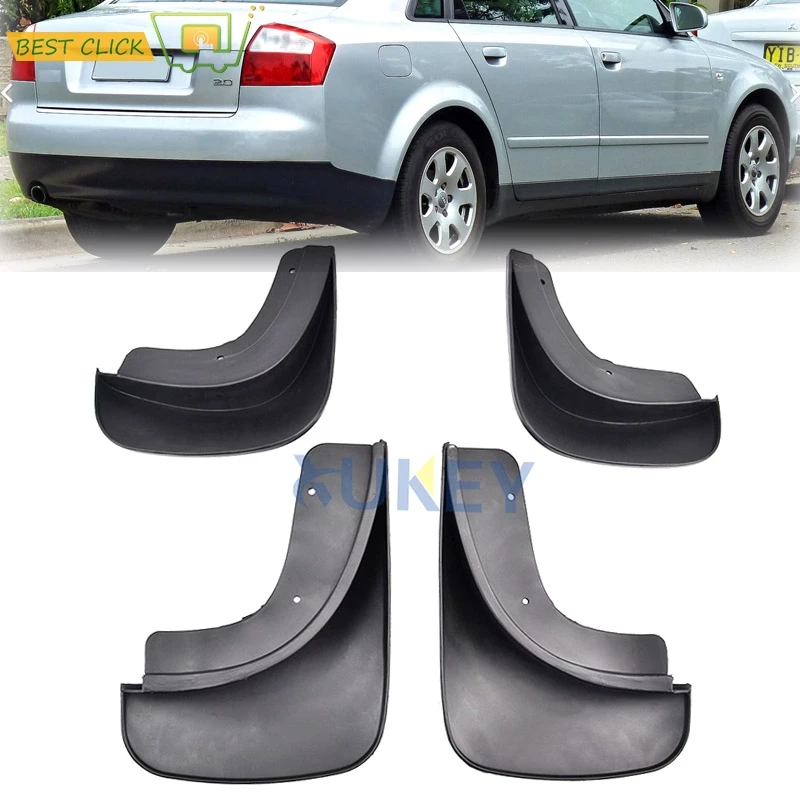 Комплект литых автомобильных брызговиков для Audi A4 8E B6 седан 2002 2003 2004 2005