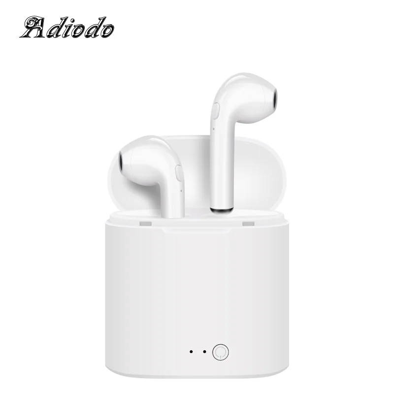 Двойные Bluetooth наушники свободные руки i7s tws беспроводная гарнитура для телефона