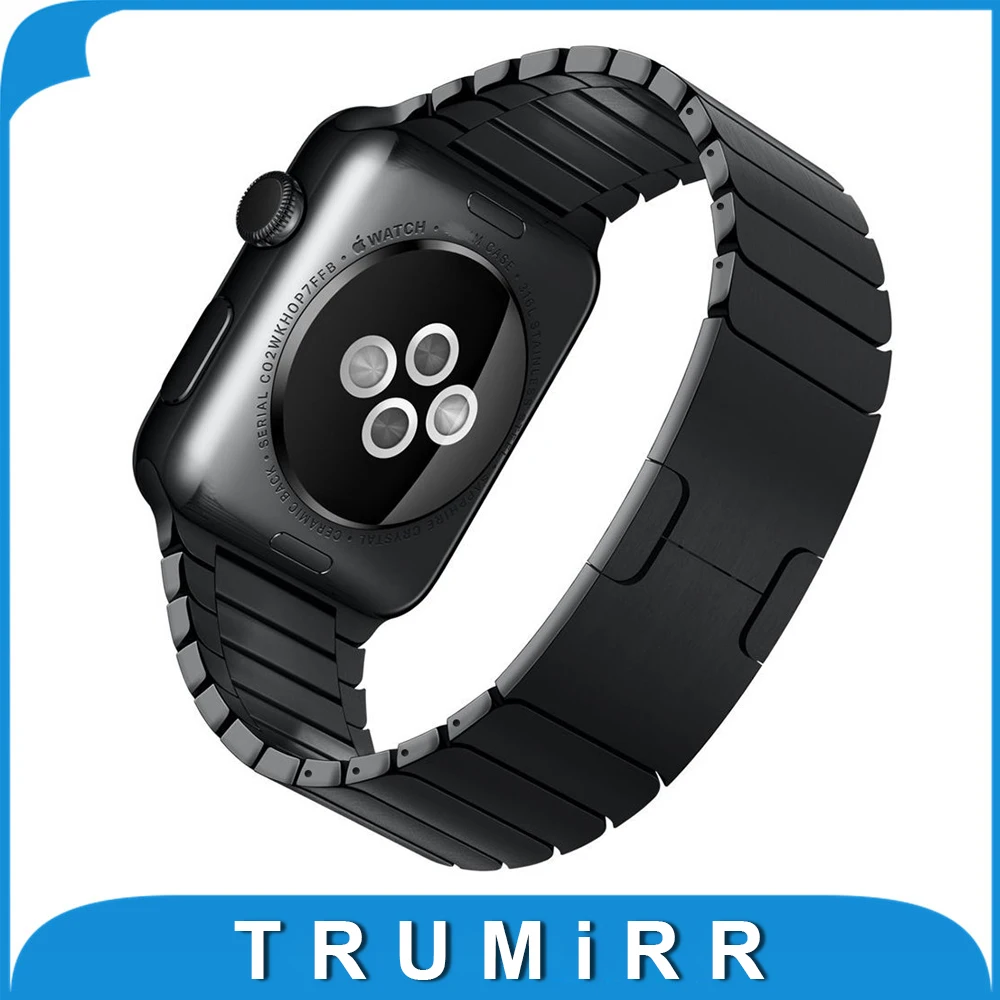 1 1 as Original Stainless Steel Watchband 22mm 24mm for iWatch Apple Watch 38mm 42mm Band