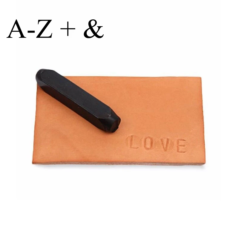 

A-Z 26 letters New Letter Stamp Punch Set Hardened Steel Metal Alphabet Letter Wood Leather Punch Tool Craft