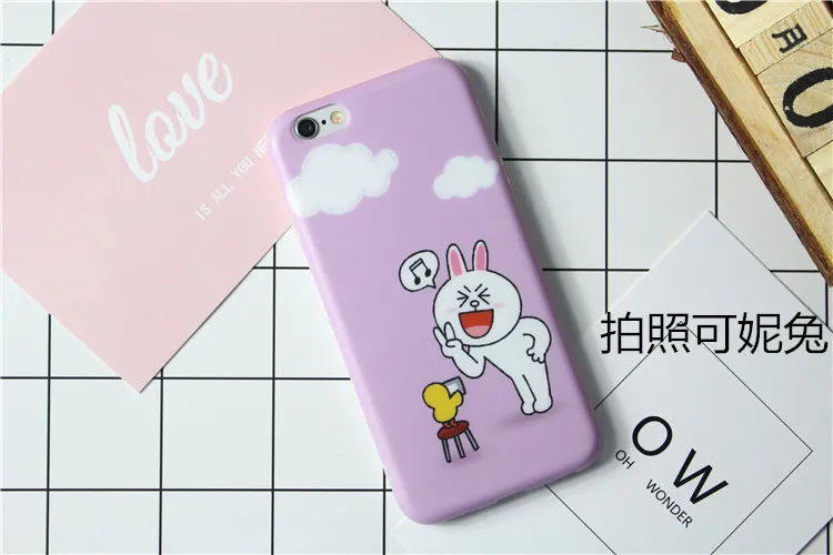 Fashion Soft IMD Cartoon Animals Case For iphone 6 6Plus Matte TPU Back Cover phone housing Capa Fundas for apple 6s 6s plus (12)
