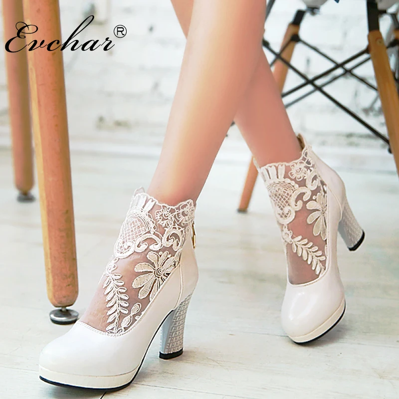 New Women super high heels pumps sexy party Nightclub Style lace Bridal platform Waterproof shoes Plus size 32-48 New Women super high heels pumps sexy party Nightclub Style lace Bridal platform Waterproof shoes Plus size 32-48