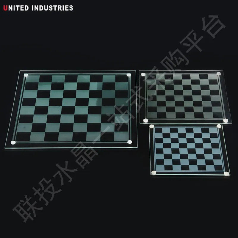 20x20&25x25&35x35cm Glass Chess Pieces New Solid Glass High quality Nice Gift Chess Checker Educational International