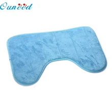 Mosunx в деловом стиле размер 40*60 см U образный коврики для ванной коврики противоскользящие домашние Ванная комната C