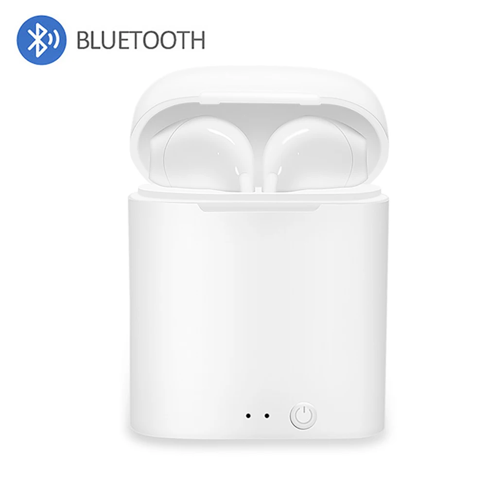 

i7s TWS Sport Bluetooth Headset with Stereo Wireless Microphone Wireless Headset Earphone for iPhone X Smart Phone Xiaomi