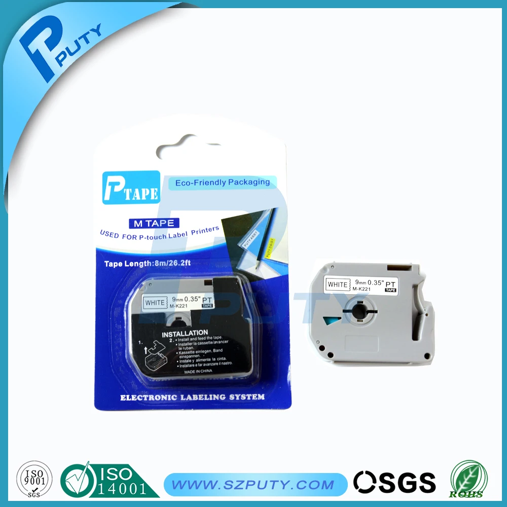Compatible for p-touch thermal label printer M-K221 MK221 Mk 221 M K221 tapes cartridge | Компьютеры и офис