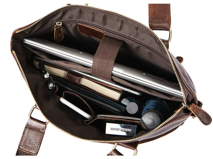 Genuine Leather Bag Men Briefcase Business Handbags Laptop Computer Bag Coffee Office Messenger Bags Bolsa Hombre Maleta Genuine Leather Bag Men Briefcase Business Handbags Laptop Computer Bag Coffee Office Messenger Bags Bolsa Hombre Maleta