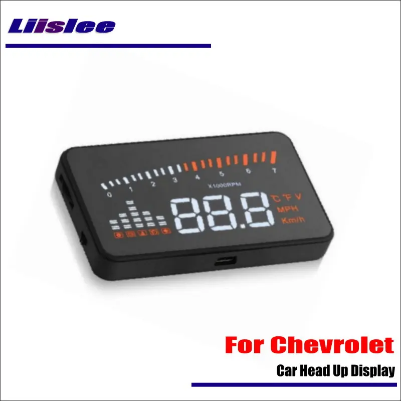 Для Chevrolet Cruze/Malibu/Silverado 2010 2020 автомобильный OBD HUD Дисплей экран для вождения