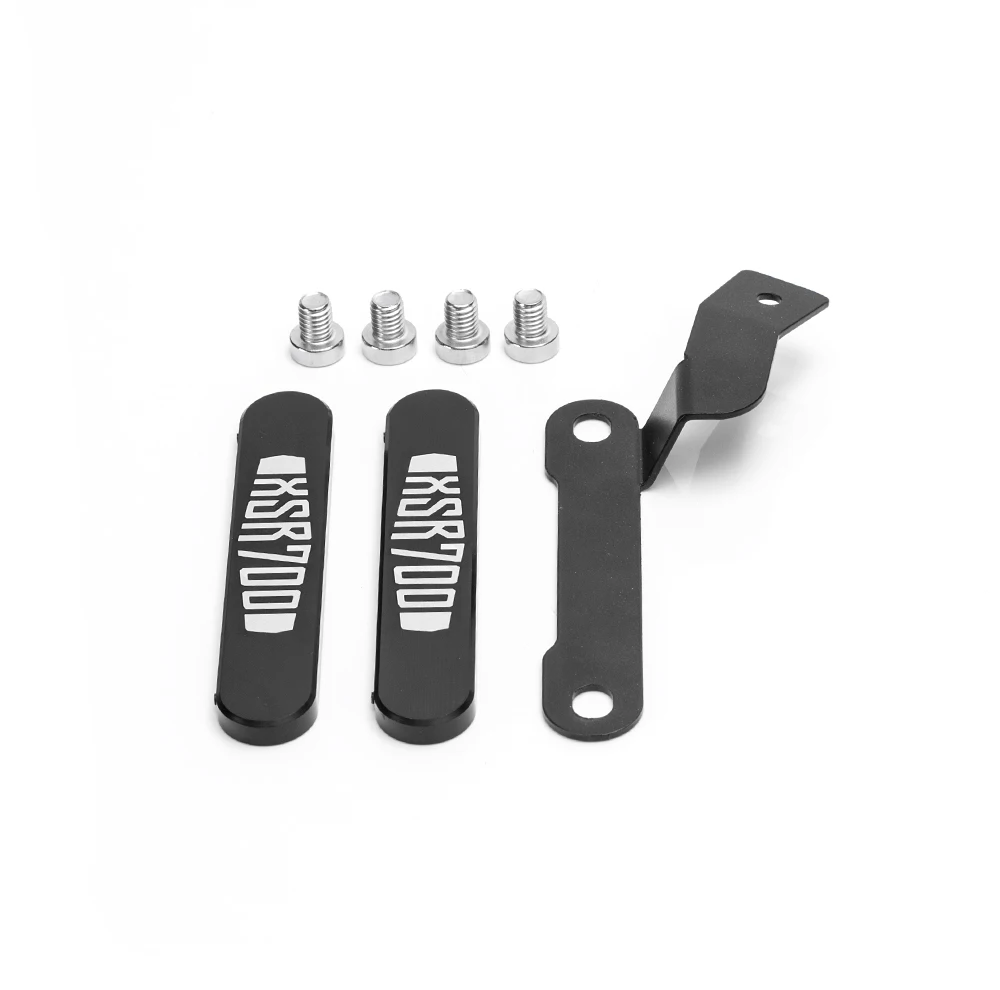 XSR700 footrest removal blanking plate