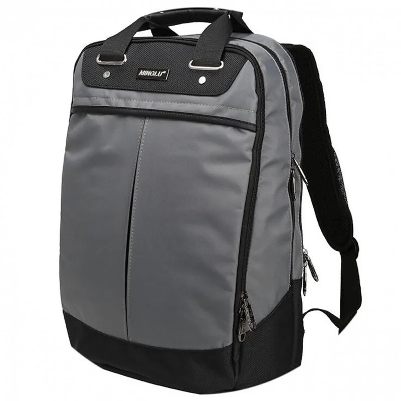 MingLu Protected Spine Backpack Business Men's Travel Bag European And