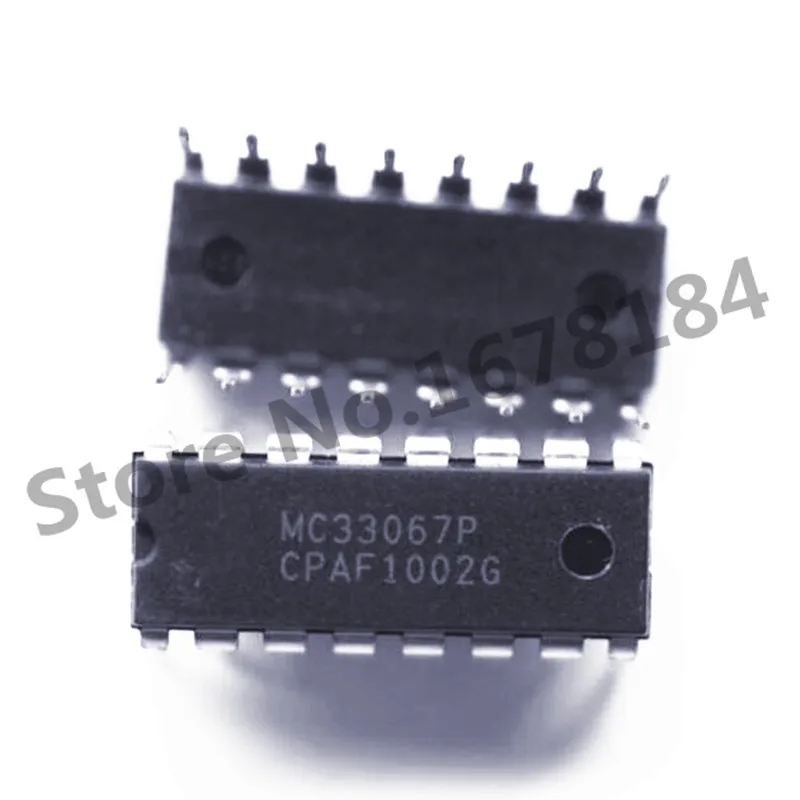 2PCS MC33067P DIP-16 High Performance Resonant Mode Controllers