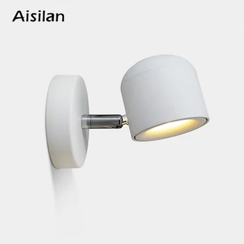 

Aisilan Nordic wall light beside wall lamp adjustable style for corridor bedroom living room AC85-260V 7W spot led