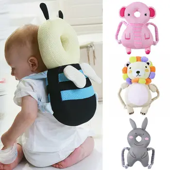 

2019 Newest Hot Cute Baby Cartoon Safety Pillows Infant Walking Head Back Protection Protector Safety Pad Harness Pillow Toy