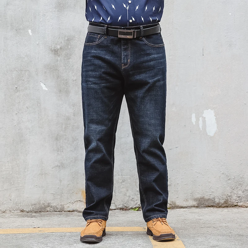 loose fit biker jeans