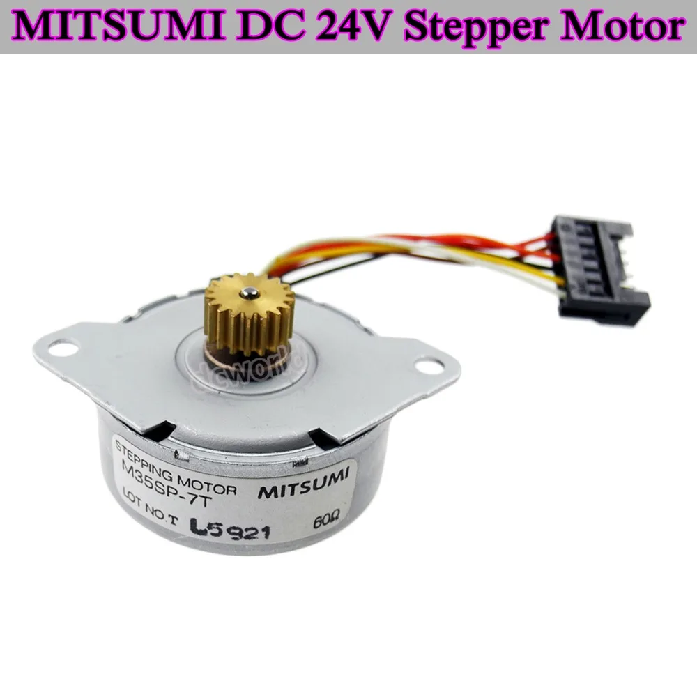 DC 24 V MITSUMI M35SP 7T шаговый двигатель 4 phase 6 копировальные машины факс принтеры