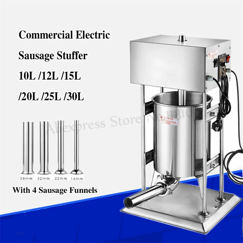 Automatic Electric 25Liters Big Sausage Stuffer Filler