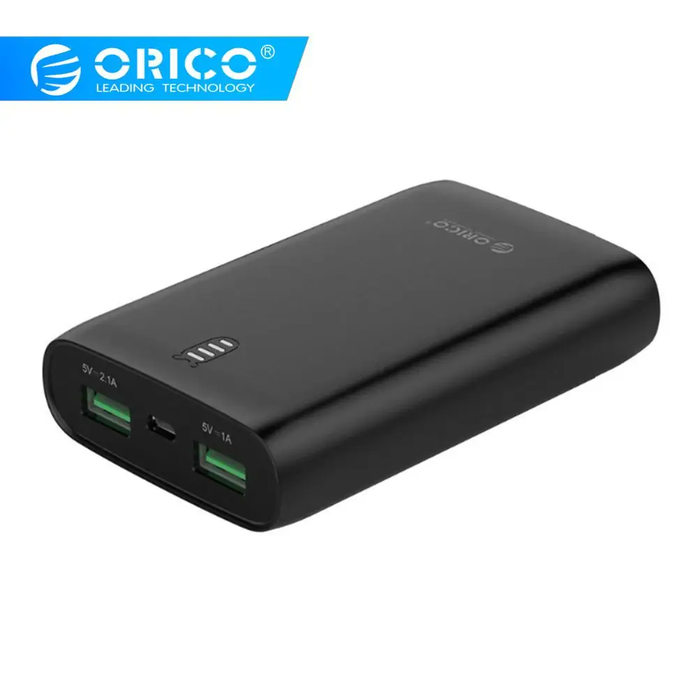 

ORICO 6000mAh Emergency Power Bank Portable Mobile Phone External USB Batterywith LED Supply Charger Powerbank For xiaomi IPHONE