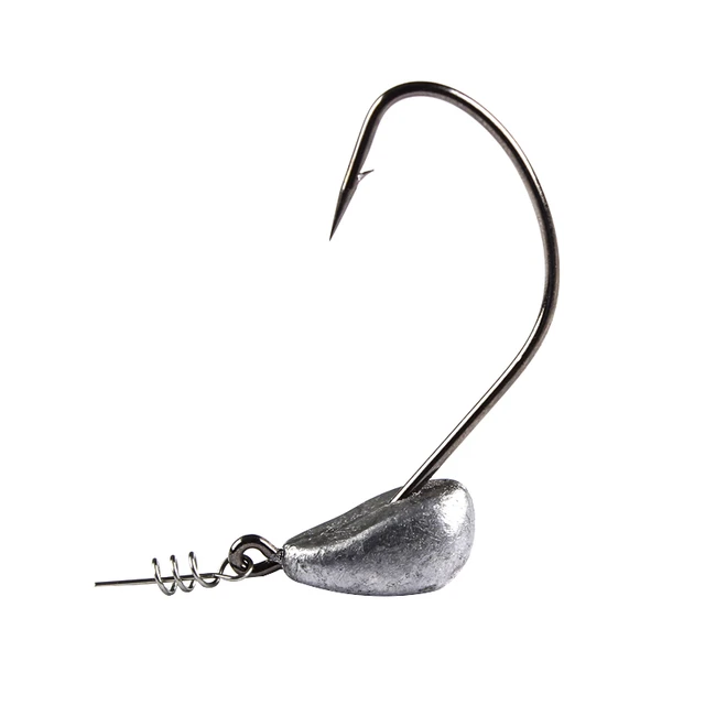 Worm Lures Jigging Lure Fish, Jig Head Hook Soft Lure