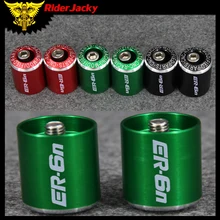 Мотоциклетные ботинки в стиле модификации Запчасти для KAWASAKI NINJA 650/ER-6N ER6N 2006- рукоятки заканчивается наконечники велосипедного руля крышки