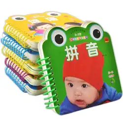 Высочайшее качество картона Раннее Обучение ребенка книга узнать пиньинь китайский