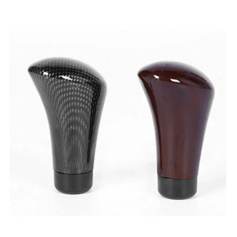 

Universal Coffee Color Car Gear Shift Knob Real Carbon Fiber Gear Stick Shifter Lever Knob