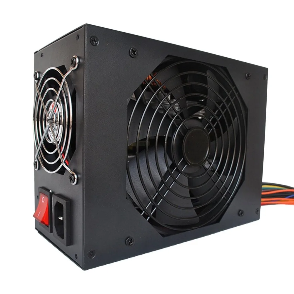 2800W font b Mining b font Power Supply Support 12 13GPU PFC Active High Efficiency Computer