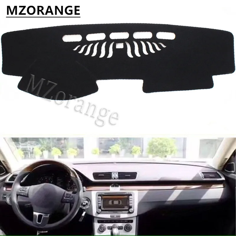 Online MZORANGE del tablero de instrumentos del coche cubre Mat para VOLKSWAGEN VW Passat B6 2006 2015 mano izquierda coche salpicadero de Dash cubre accesorios de Auto