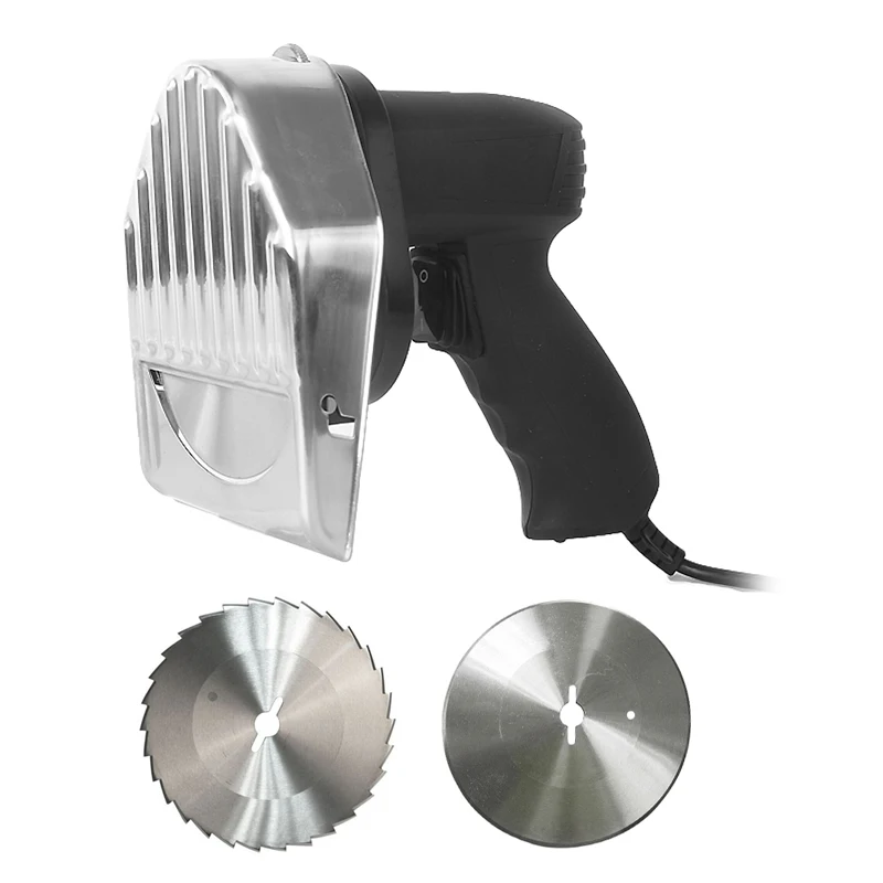 Fast delivery Kebab Slicer Kitchen Knife Doner Cutter Gyros Meat Cutting Machine two blades 110V-240V 
