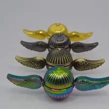 4 цвета Радужный металлический Купидон 3rd снитч сплав ручной Спиннер антистресс игрушки Рождество Детские подарки на день рождения