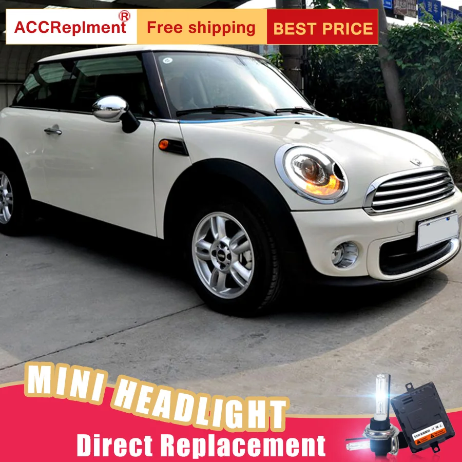 2 шт. светодиодный светодиодные фары для BMW MINI R56 2007 2013|Фара авто в сборе| |