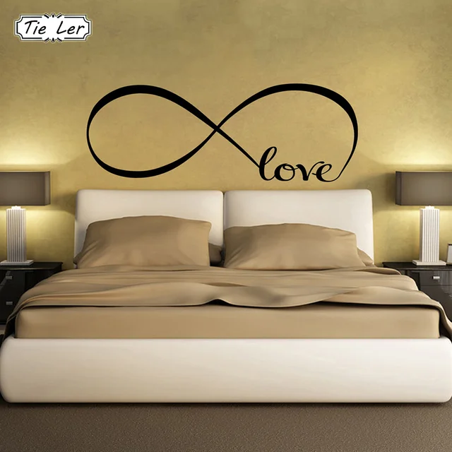 Tie Ler Bedroom Wall Stickers Decor Infinity Symbol Word Love Vinyl Tie Ler Bedroom Wall Stickers Decor Infinity Symbol Word Love Vinyl Art Sticker Decals Decoration