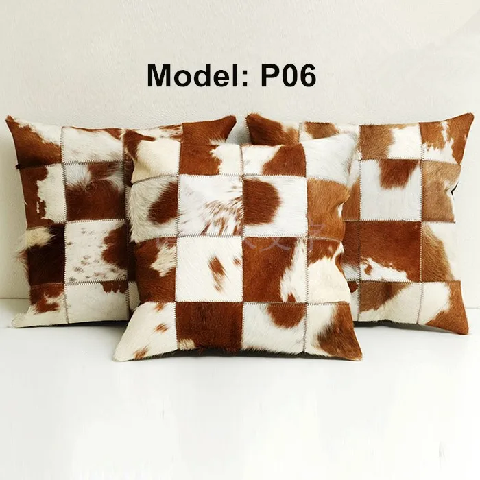 Cowhide Rug pillow P06
