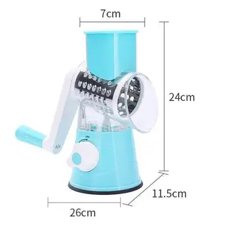 

Manual Vegetable Cutter Slicer Kitchen Accessories Multifunctional Round Slicer Potato Cheese Kitchen Gadgets