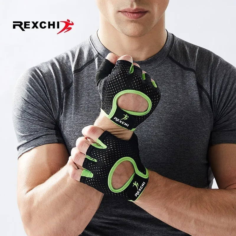  REXCHI Crossfit Gym Gloves for Fitness Men Women Half Finger Workout Sports Equipment Weight Liftin