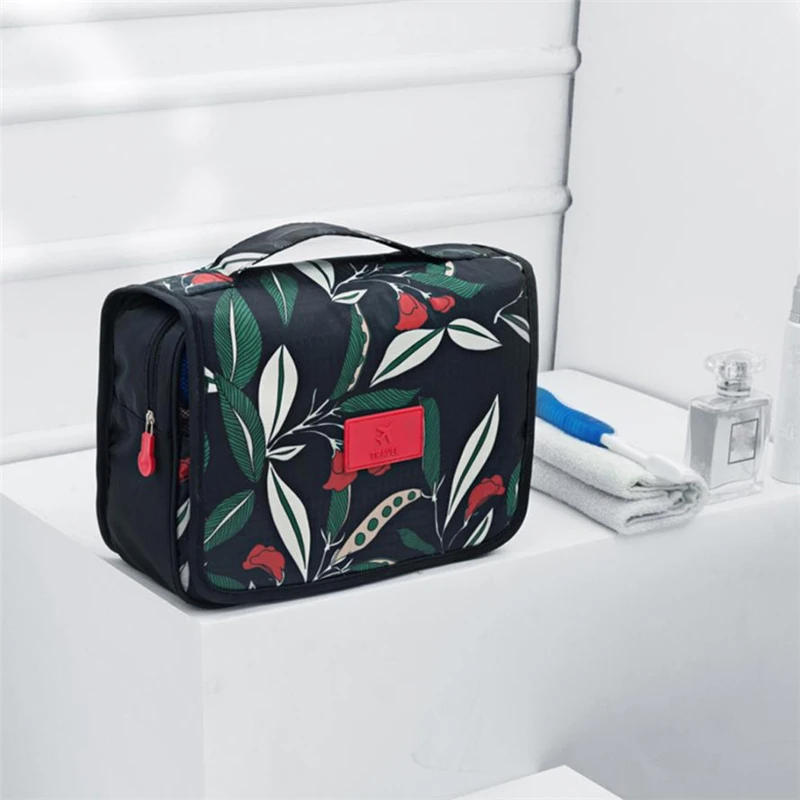 2018 New Waterproof Polyester Women's Cosmetic Bag Multifunctional Travel Make Bag Beauty Specialist Portable Wash Bag C0222    13