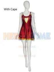 Shazam Семья Мэри Marvel Косплэй костюм 3D принт спандекс Зентаи боди Косплэй костюм супергероя на Хэллоуин для женщины/Дети