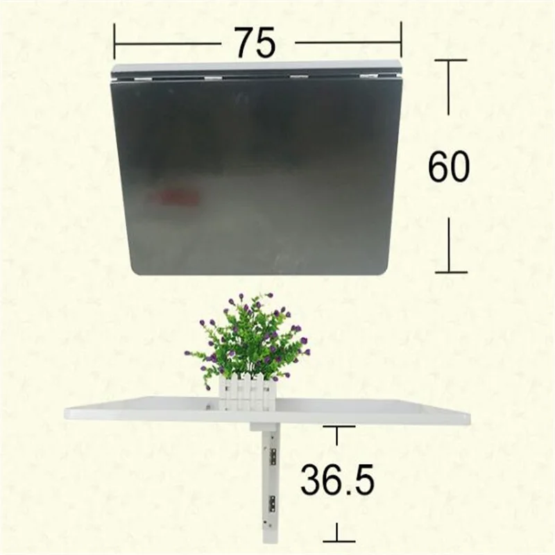 75*60 см настенный подвесной стол деревянный складной обеденный стол детский стол для учебы и ноутбука
