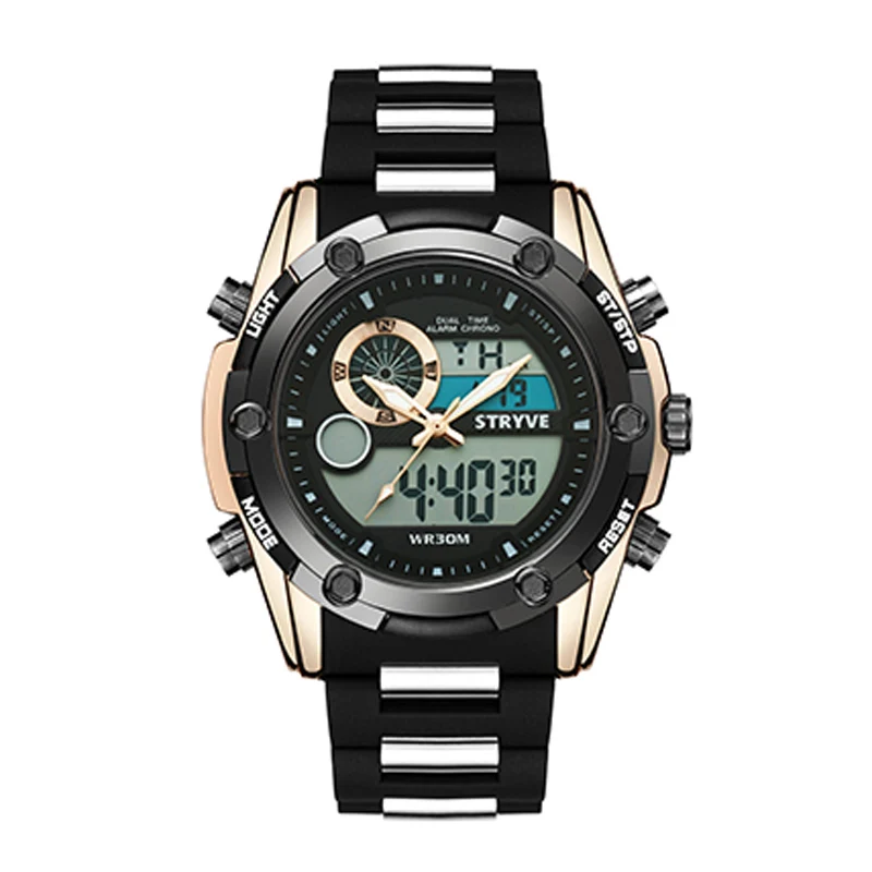 

Men's Watch Fashion Sports Watch Leisure Business Electronics Watches Digital LED Electronic Watches Free Shipping Sales