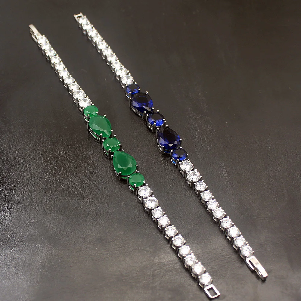 emerald tennis chain