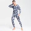 t-shirts men camouflage thermal tracksuit underwear thermal t-shirts MMA rash guard compression set long sleeve men crossfit ► Photo 3/6