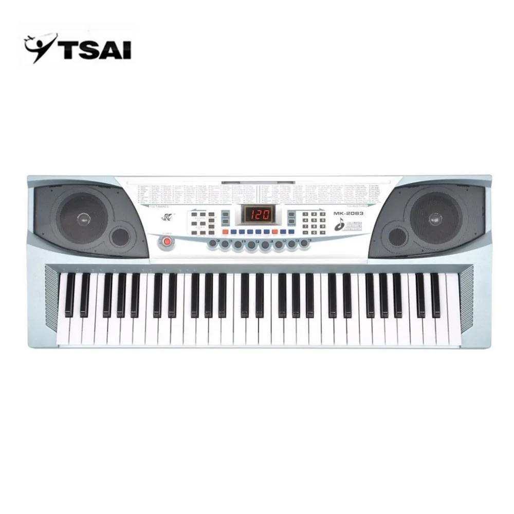 

TSAI profession 54 Keys Electronic Keyboard 100 Timbres 100 Rhythms Electronic Organ LED Display Two Teaching Methods Piano