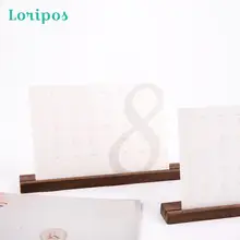 Твердый деревянный зажим для заметок, держатель для календаря, подставка для фотографий, креативная Свадебная настольная подставка для фотографий, деревянный держатель для именных карточек